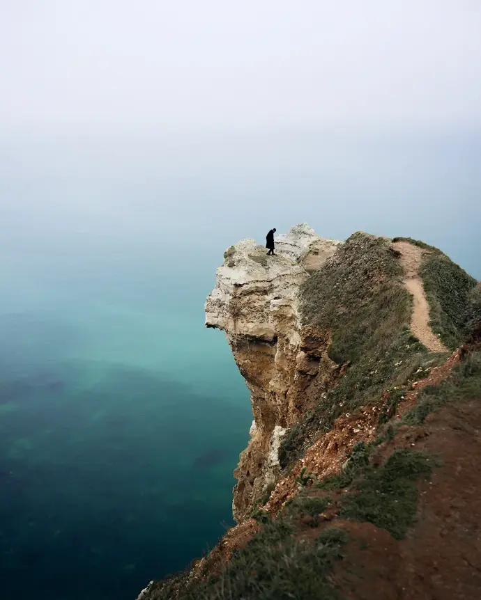 Photographie des falaises d'Etretat par Nathan Viel Photographie